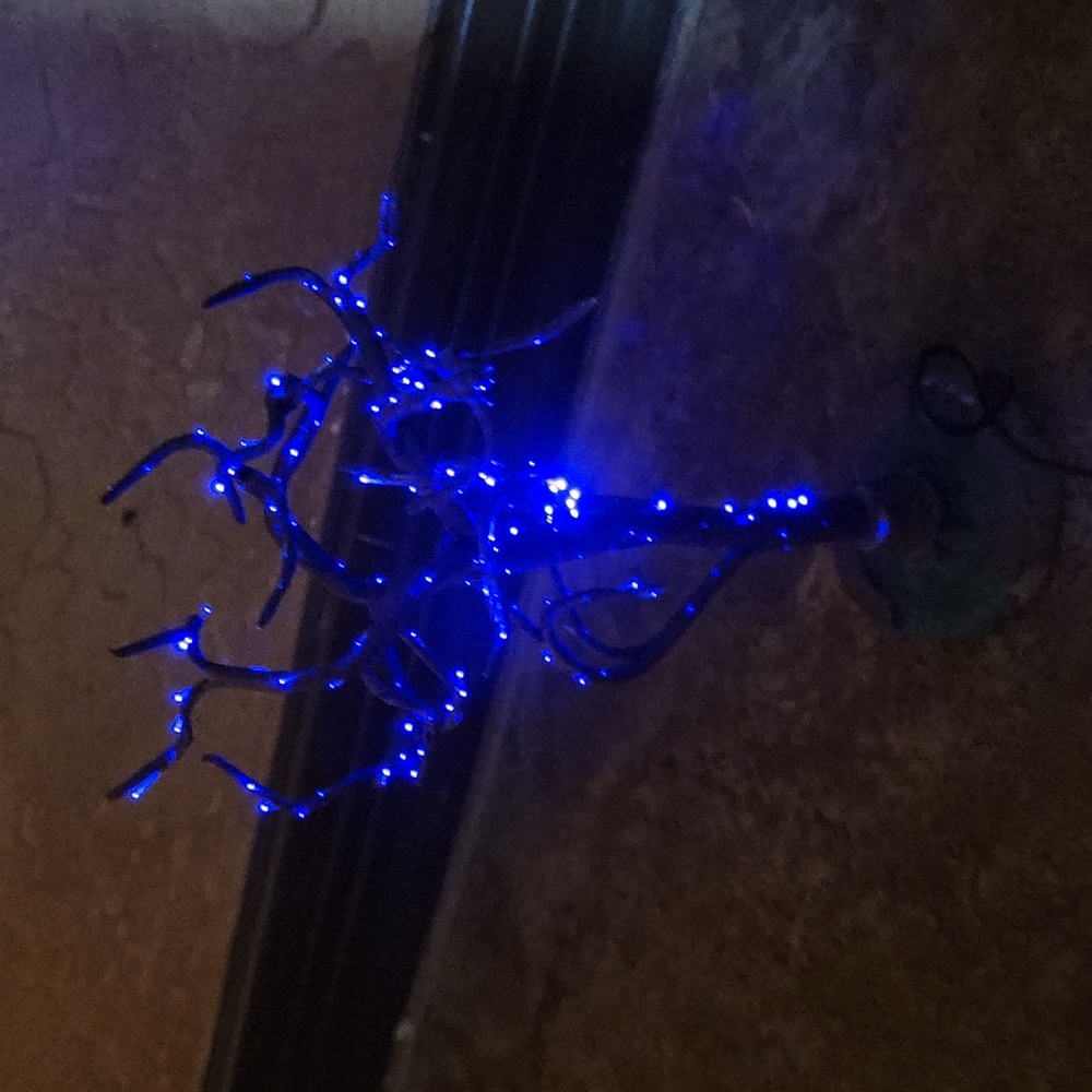 Michael's Spooky Town Fibre Optic Tree Retired